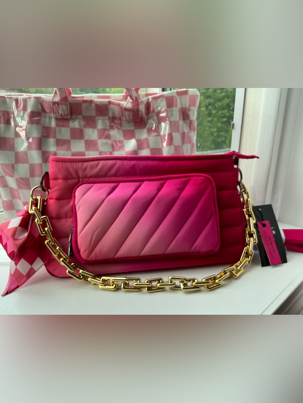 THINK ROYLN 5 pc bundle JET SET boho travel queen of fun ombre Crossbody Bag